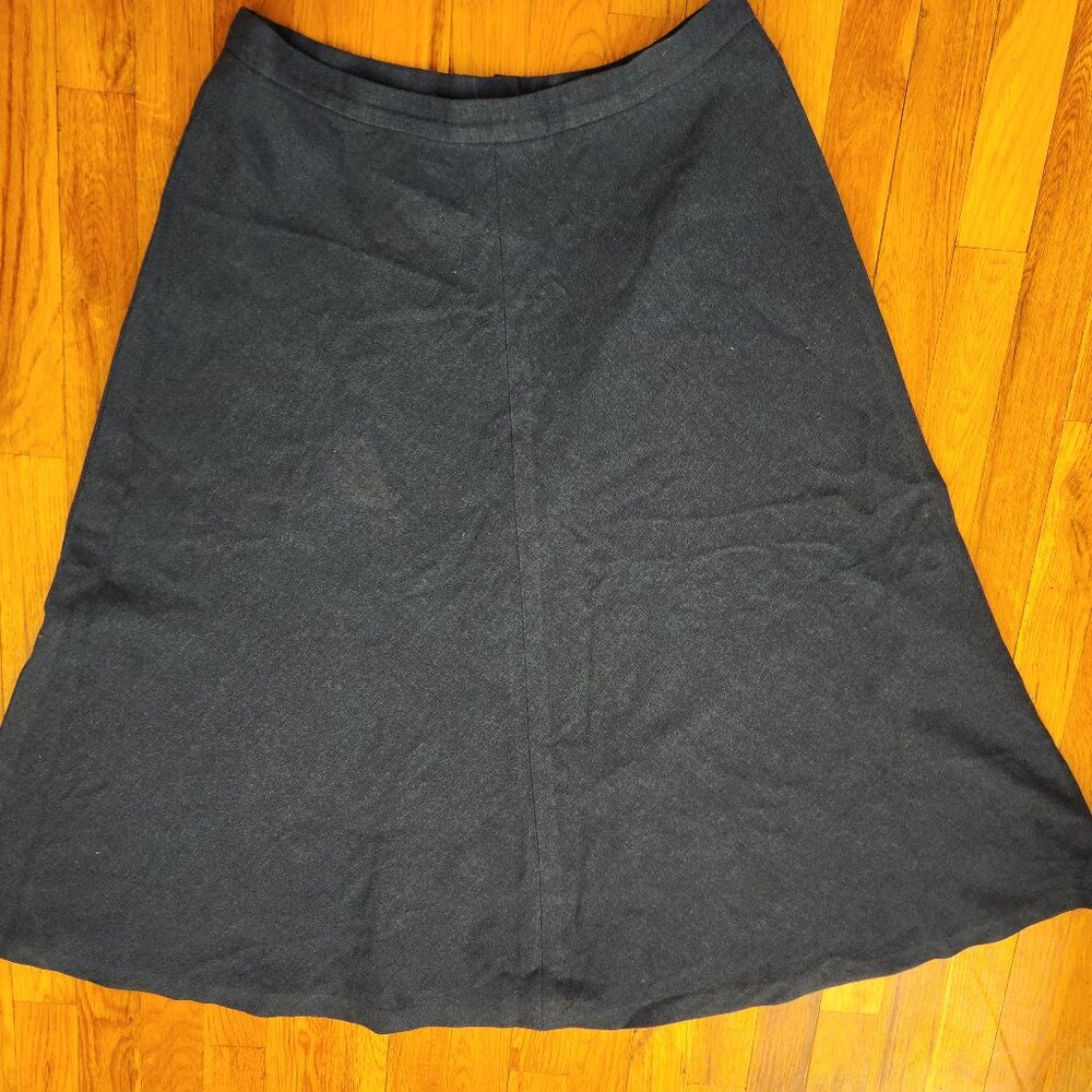 Pendleton Teal Blue Tweed Wool A-line Skirt Women's Size 16 - Picture 1 of 9